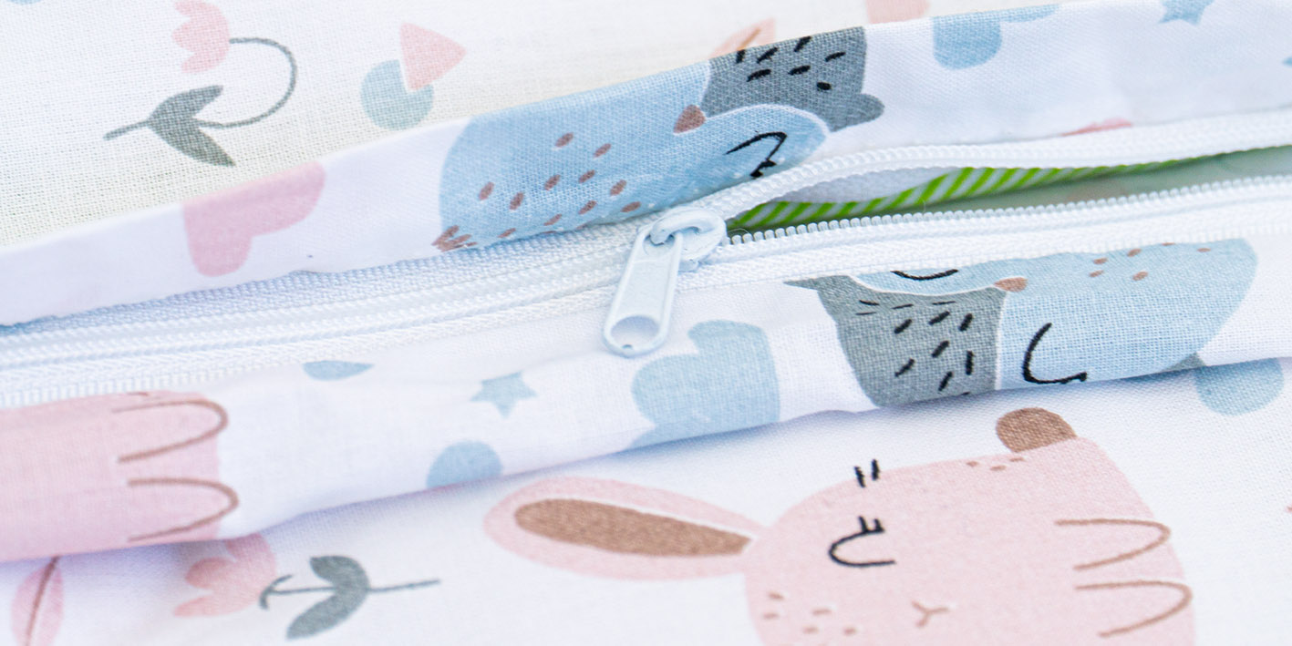 Pościel 100x160 króliczki krem